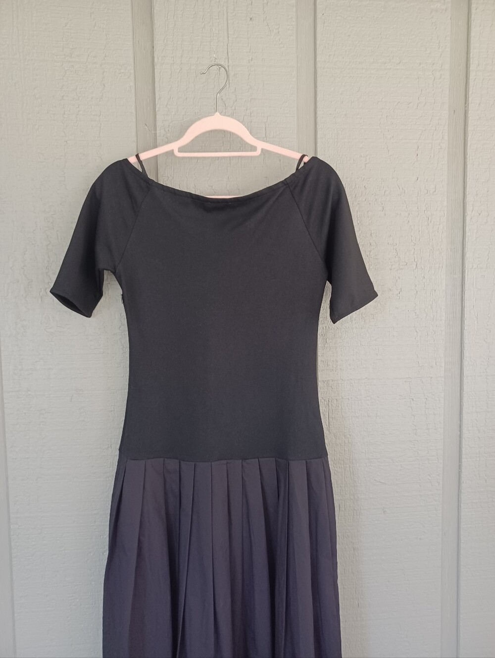 Marcella NYC Mila Maxi Dress Size M Women Off The Shoulder Pockets In Black - Picture 8 of 14